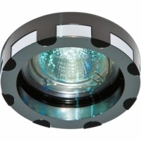 Светильник потолочный MR16 G5.3 черный и хром DL193