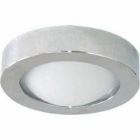 Светильник потолочный MR16 G5.3 с матовым стеклом алюминий DL204