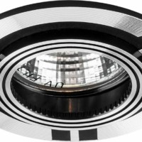Светильник встраиваемый Feron DL238 потолочный MR16 G5.3 черный-алюминий