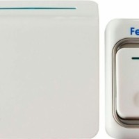 Звонок дверной беспроводной Feron Q-290 Электрический 48 мелодий белый с питанием от батареек