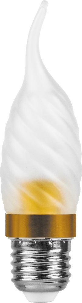 Лампа СДЛ 6LED 3.5Вт 230В E27 6400K матовая золото LB-78