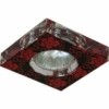 Светильник потолочный MR16 G5.3 черный фон – красный рисунок CD6036