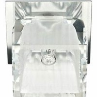 Светильник потолочный JCD9 35W G9 с матовым стеклом хром JD60