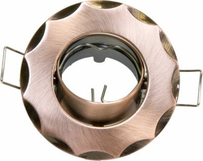 античная медь MR11/G5.3/ RAB светильник встраиваемый цветное литье