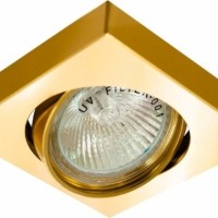 Светильник потолочный MR16 50W G5.3 золото DL163