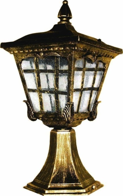 Светильник садово-парковый 60W 230V E27 черное золото 2137S