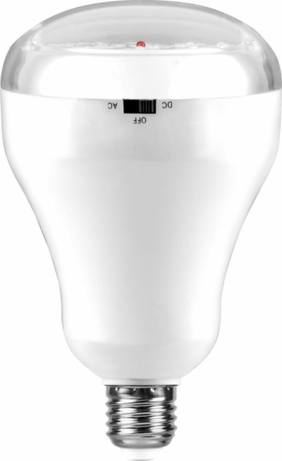 Светильник аккумуляторный 15 LED Е27 AC/DC (свинцово-кислотная батарея) белый WL15