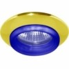 Светильник потолочный MR16 G5.3 золото синий 730С-W