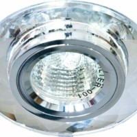 Светильник встраиваемый Feron DL8050-2 потолочный MR16 G5.3 серебристый