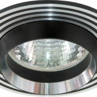 Светильник встраиваемый Feron CD2310 потолочный MR16 G5.3 серебристый-черный