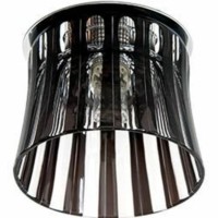 Светильник потолочный JCD9 G9 с черным стеклом с лампой CD2318