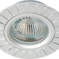 Светильник встраиваемый Feron GS-M364 потолочный MR16 G5.3 серебристый