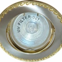 Светильник встраиваемый Feron 125T-MR16 потолочный MR16 G5.3 титан-золото