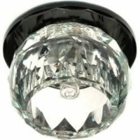 Светильник потолочный JCD9 G прозрачный черный с лампой JD137