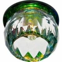 Светильник потолочный JCD9 G9 прозрачный,многоцветный с лампой JD137