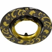 Светильник потолочный R50 E14 черный металлик-золото AL2005