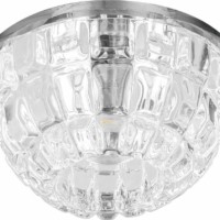 Светильник светодиодный встраиваемый Feron JD68 потолочный 10W 3000K прозрачный