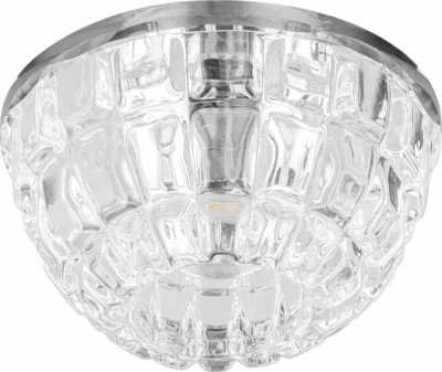 Светильник светодиодный встраиваемый Feron JD68 потолочный 10W 3000K прозрачный