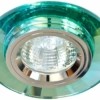 Светильник встраиваемый Feron 8160-2 потолочный MR16 G5.3 зеленый