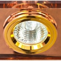 Светильник потолочный MR16 G5.3 коричневый золото 8170-2