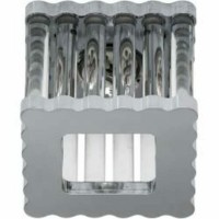 Светильник потолочный JCD9 50W хром с прозрачным стеклом ,алюминий DL8195