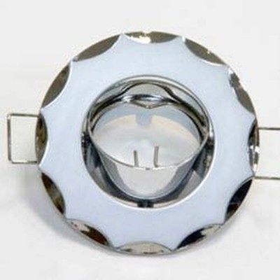 серый хром MR11/G4/ GY-CM светильник встраиваемый цветное литье