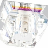 Светильник встраиваемый Feron 8843 потолочный JCD9 G9 прозрачный многоцветный