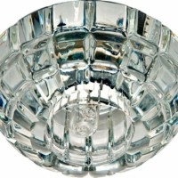 Светильник встраиваемый Feron JD87 потолочный JCD9 G9 прозрачный хром