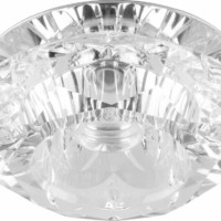 Светильник встраиваемый Feron JD90 потолочный JCD9 G9 прозрачный хром