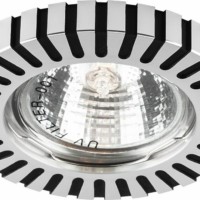 Светильник встраиваемый Feron DL1022 потолочный MR16 G5.3 черный-алюминий
