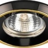 Светильник встраиваемый Feron DL1023 потолочный MR16 G5.3 черный-золото