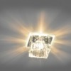 Светильник встраиваемый с белой LED подсветкой Feron JD55 потолочный JCD9 G9 прозрачный