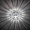Светильник встраиваемый с белой LED подсветкой Feron JD125 потолочный JCD9 G9 прозрачный