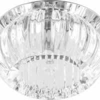 Светильник встраиваемый Feron C1010 потолочный JCD9 G9 прозрачный хром