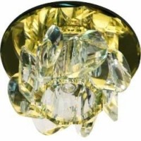 Светильник потолочный,JCD9 35W G9 желтый,хром с лампой 1530