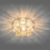 Светильник встраиваемый Feron 1527 потолочный JCD9 G9 желтый-прозрачный