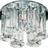 Светильник встраиваемый Feron 1526 потолочный JCD9 G9 желтый-прозрачный