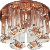 Светильник встраиваемый Feron 1526 потолочный JCD9 G9 коричневый-прозрачный