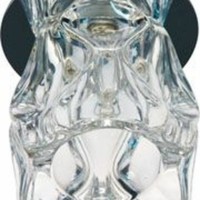 Светильник потолочный,JCD9 35W G9 прозрачный-матовый,хром (с лампой),JD105