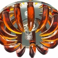 Светильник встраиваемый Feron CD2529 потолочный JCD9 G9 коричневый-прозрачный