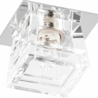 Светильник встраиваемый Feron CD2727 потолочный JCD9 G9 прозрачный хром