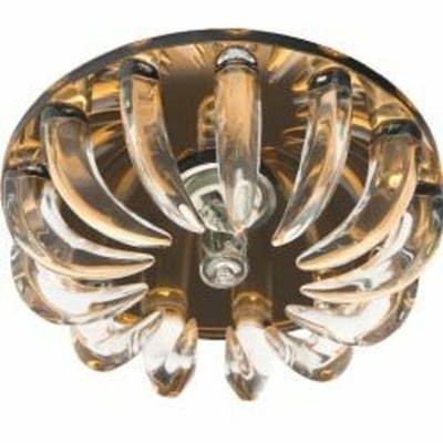 Светильник потолочный,JCD9 35W G9 прозрачный,коричневый (с лампой) CD2529