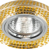 Светильник потолочный MR16 G5.3 прозрачный,золото серебро 8040-2