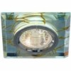 Светильник потолочный MR16 G5.3 прозрачный-золото серебро,8149-2