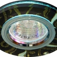 Светильник встраиваемый Feron 8046-2 потолочный MR16 G5.3 бело-золотой