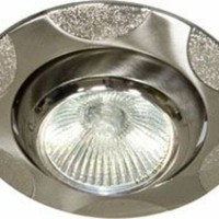 Светильник потолочный MR16 G5.3 титан-серебро 156-MR16