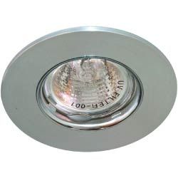 Светильник потолочный MR16 MAX50W 12V G5.3 матовый хром хром,DL105-C