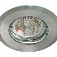 Светильник потолочный MR16 MAX50W 12V G5.3 матовый хром хром,DL107-C