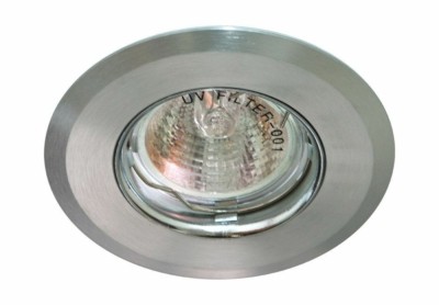 Светильник потолочный MR16 MAX50W 12V G5.3 матовый хром хром,DL107-C