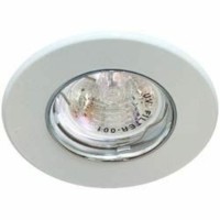 Светильник потолочный MR16 MAX50W 12V G5.3 белый алюминий,DL108-С